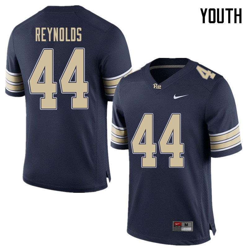 Youth #44 Elias Reynolds Pittsburgh Panthers College Football Jerseys Sale-Home Blue